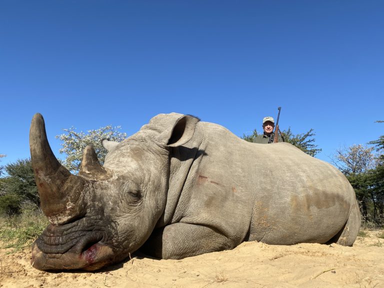 Rhino hunted with Kaiwhai Safaris